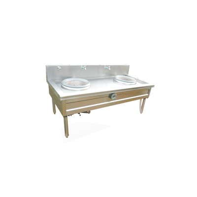 燃煤双炒带蒸汽节能灶