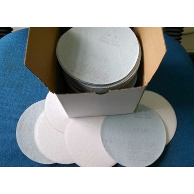 钣金刮腻子磨片 山东圆盘砂纸5寸白砂纸