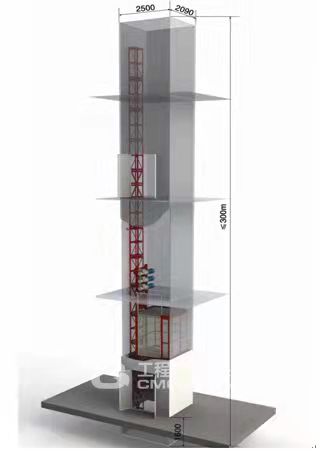 井道施工升降机1