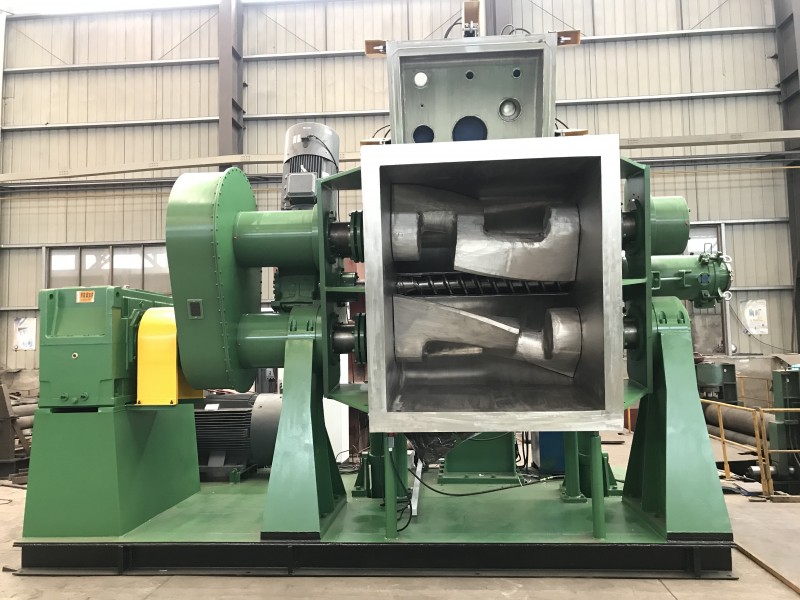 液压翻缸双出料捏合机