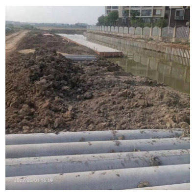 预应力空心混凝土高强度河道仿木纹桩建统构件